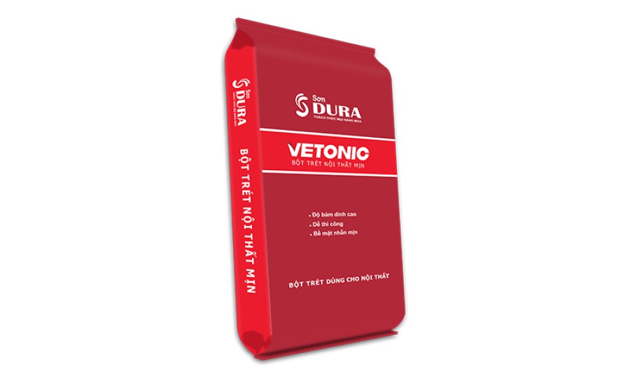 Bột trét tường nội thất Dura Vetonic - 40kg